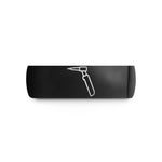 unique presents for him – black tungsten tig welding torch wedding band
