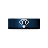 special presents for her – blue tungsten formation diamond wedding band