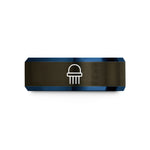 best birthday present ideas – gunmetal & blue tungsten transistor wedding band