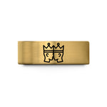 unique presents for him – gold tungsten king king crowns wedding band