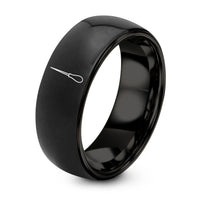 70th Birthday Gifts for Women – black tungsten conductor baton ring