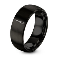 70th Birthday Gifts for Women – black tungsten conductor baton ring