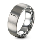 70th Birthday Gifts for Women – silver tungsten conductor baton ring