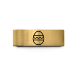 black and gold rings – gold tungsten easter egg wedding band