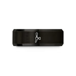 unique presents for him – black tungsten draft tap handle wedding band