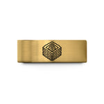 personalized graduation present ideas – gold tungsten baklava wedding band