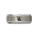 unique graduation present ideas – silver tungsten british columbia wedding band