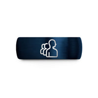 best presents for graduates – blue tungsten queue wedding band