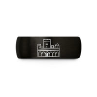 personalized graduation present ideas – black tungsten alhambra wedding band