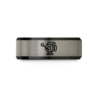 graduation present ideas teens – black & gray tungsten baitcasting reel wedding band