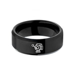 personalized graduation present ideas – black tungsten baitcasting reel wedding band
