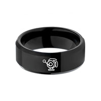 personalized graduation present ideas – black tungsten baitcasting reel wedding band