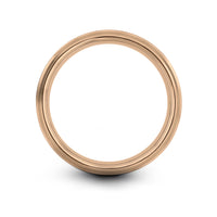 anniversary presents for him – hog engraving on black & rose gold tungsten wedding band