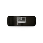 stylish rings for men – black tungsten usa flag wedding band