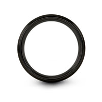 Gift Ideas for Her – california engraving on black & grey tungsten wedding band