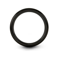 Gift Ideas for Her – california engraving on black tungsten wedding band