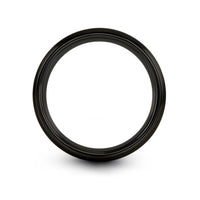 Gift Ideas for Her – california engraving on gunmetal & black tungsten wedding band