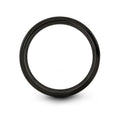 Antenna Tower – Tungsten Wedding Band, 8 mm, Black Comfort-Fit Unisex