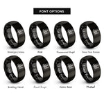 font options for inside engraving on black allah arabic (calligraphy) rings