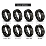 font options for inside engraving on black allah arabic (calligraphy) rings