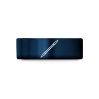 special presents for her – blue tungsten double ended needle wedding band