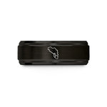 personalized pottery present her – black tungsten balkans wedding band