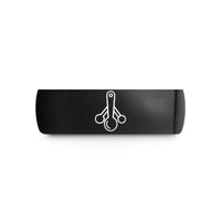 wedding band for women – black tungsten measuring spoons wedding band