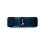 gift ideas for her – blue tungsten bunsen burner wedding band