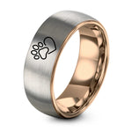 swatch color sample for Print Heart ring style 04