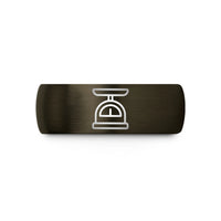 tungsten wedding bands men – gunmetal & black tungsten dosing scale wedding band