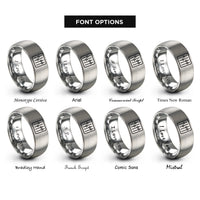 font options for inside engraving on grey audio mixer faders rings
