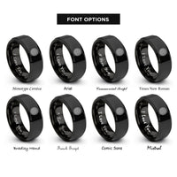 font options for inside engraving on black beadlock wheel rings