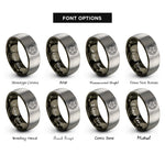 font options for inside engraving on gunmetal & grey beadlock wheel rings
