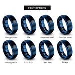 font options for inside engraving on blue bench power supply rings