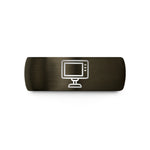 thoughtful presents for her – gunmetal & black tungsten field monitor wedding band