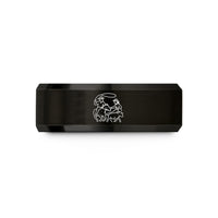 special presents for mothers – black tungsten roping duo wedding band