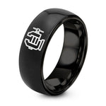 Best Birthday Gifts for Women – black tungsten bench vise ring