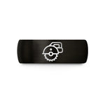 thoughtful presents for friends – black tungsten circular saw wedding band