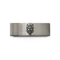 special presents for her – gray tungsten the devil wedding band