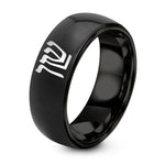swatch color sample for Shema Hebrew Letters ring style 01