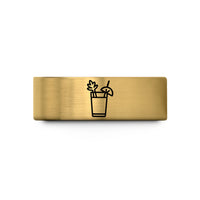 men and women rings – gold tungsten bloody mary wedding band