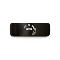unique presents for pals – black & gold tungsten muay thai wedding band