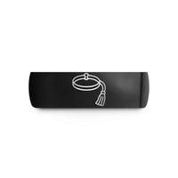 friendship rings for couples – black tungsten muay thai wedding band