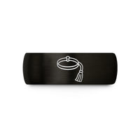 custom presents for friends – black tungsten muay thai wedding band