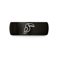 best pals present ideas – black & gold tungsten toucan wedding band
