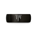 matching rings for friends – black & rose gold tungsten icicles wedding band