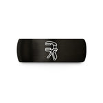 engraved rings for friends – black tungsten quick grip clamp wedding band