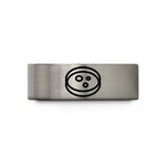 unique wedding band present – blue & silver tungsten petri dish wedding band