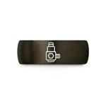 personalized wedding present ideas – gunmetal & blue tungsten sma connector wedding band