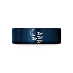 special presents for partner – black & blue tungsten birds flock moon wedding band